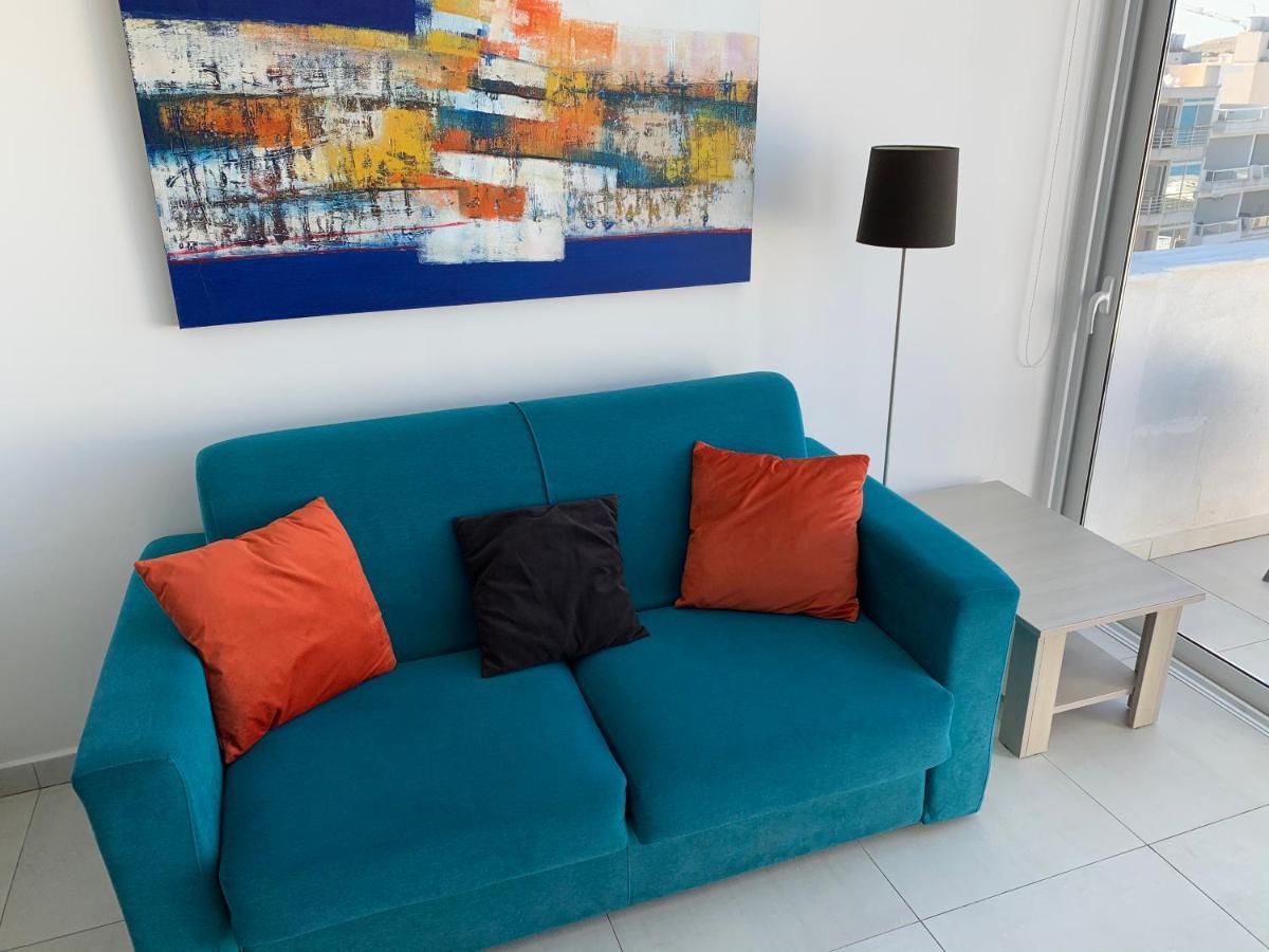 Sea View Penthouse Mellieha Bay Daire Dış mekan fotoğraf