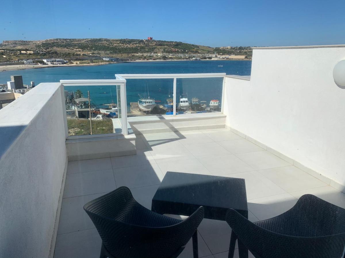 Sea View Penthouse Mellieha Bay Daire Dış mekan fotoğraf